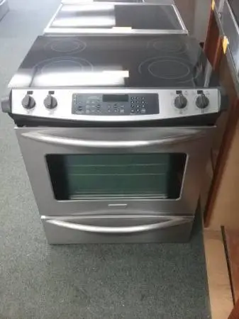 🔆🎗 FRIGIDAIRE ELECTRIC GLASS TOP SLIDE IN STAINLESS RANGE STOVE