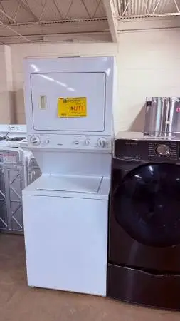 KENMORE STACKABLE WASHER & DRYER WITH WARRANTY