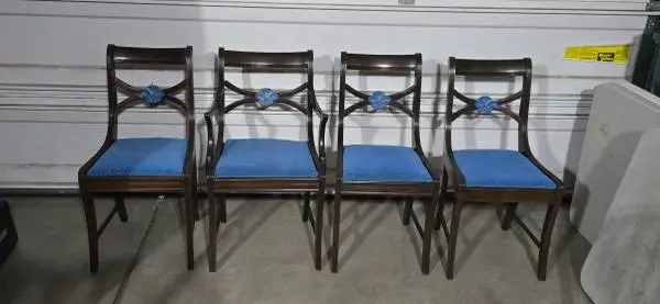 4 Vintage Dining Chairs - $40 for All
