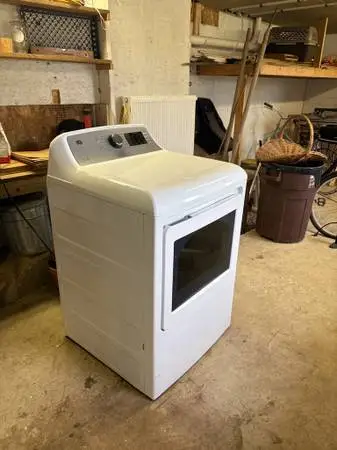 GE 7.4 Cu.Ft. Dryer, converted for propane
