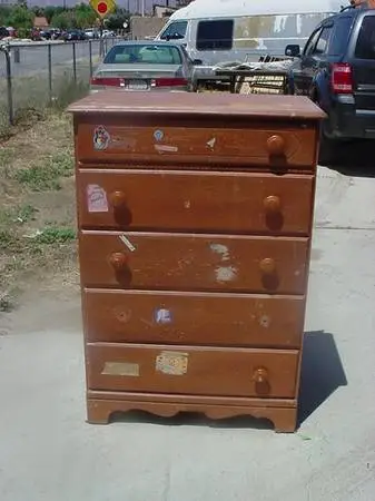 5 drawer MAPLE dresser