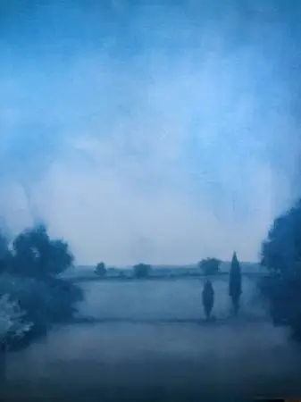 LANDSCAPE ART PRINT William McCarthy.Measurements are 24 1/2 x 33 1/2