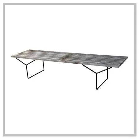 Harry Bertoia For Knoll International Outdoor/indoor Bench, Model 400