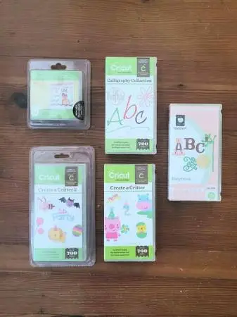 5 NEW Cricut Cartridge * Discontinued * Hard to Find * Scrapbooking