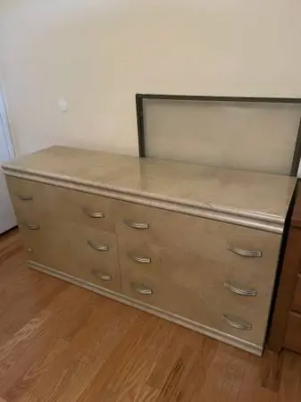 Long and tall dressers 2 nightstands set