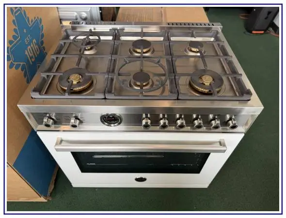 Bertazzoni – 36″ Professional Series range Gas oven Natursl Gas-Wh