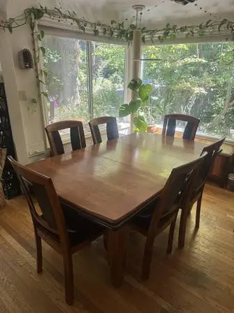Solid Wood Dining Room Set