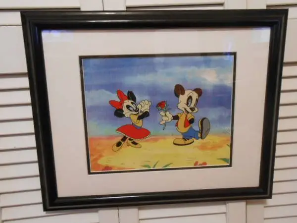 FRAMED ANDY PANDA SERICEL/SERIGRAPH