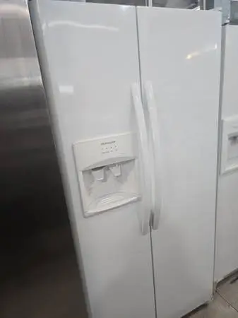 33” FRIGIDAIRE REFRIGERATOR side by side white