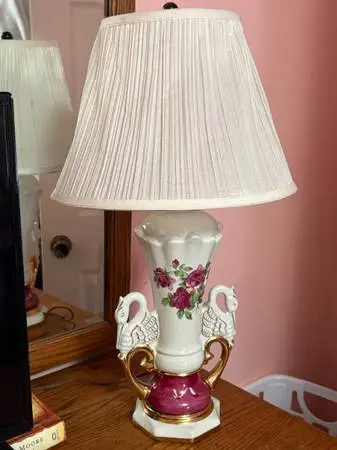 1940’s Worrall Swan Lamp