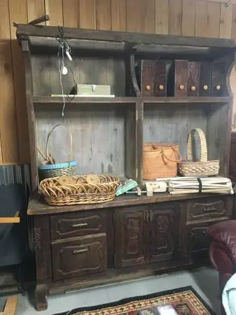 Old antique hutch and buffet - Hand Made locally