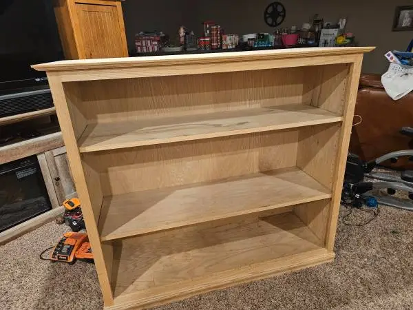 Gigantic Handcrafted wood bookcase