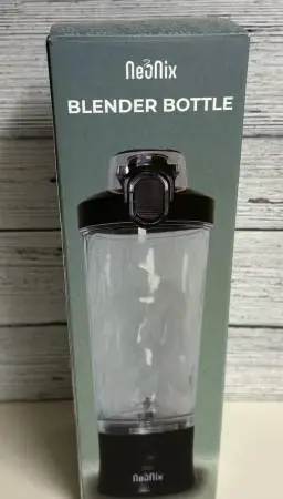 Neonix 20Oz Cup Blender Bottle USB-C Rechargeable Personal Blender