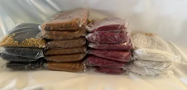 100 QTY ORGANZA RIBBON CORD NECKLACE 18 MIXED & MATCH OR PICK