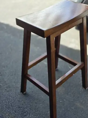 Unique solid wood barstools