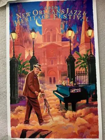 Several New Orleans Jazz & Heritage Festival and Mardi Gras Prints
