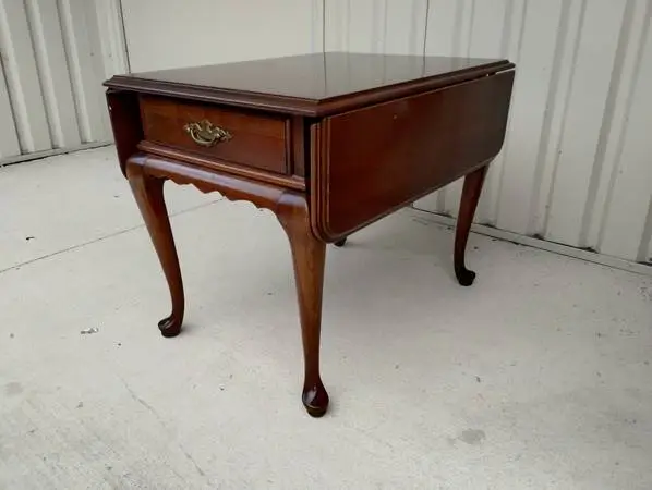 Vintage Ethan Allen Solid Cherry Pembroke Table - Like New Condition!