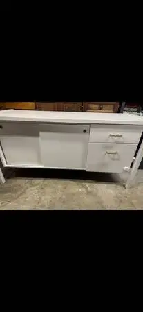 Very nice and beautiful entertainment center for TV and file cabinet