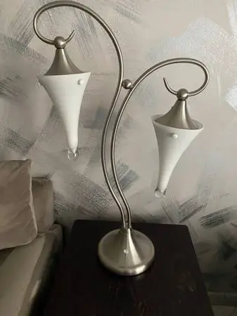 WHAT A STEAL!!!Side table and lamp