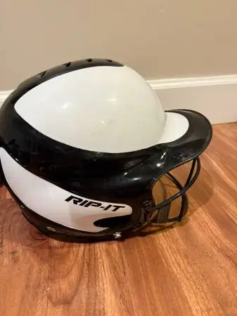 Mizuno Softball Gear Bag & RIP-IT Helmet Set+ 2 Left Handed Bat Glove