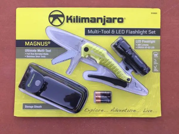 Multi-Tool and LED Flashlight Set , New