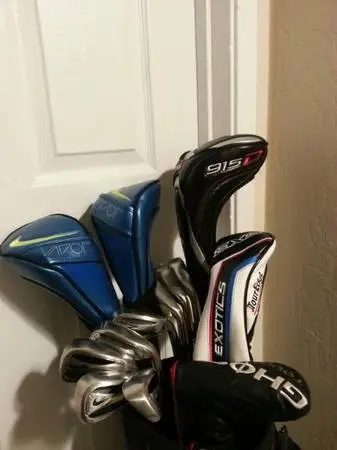 Nike full golf clubs set and bag