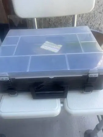 Plastic/Nails/Screws/Miscellaneous Storage Box - Opens on Both Sides