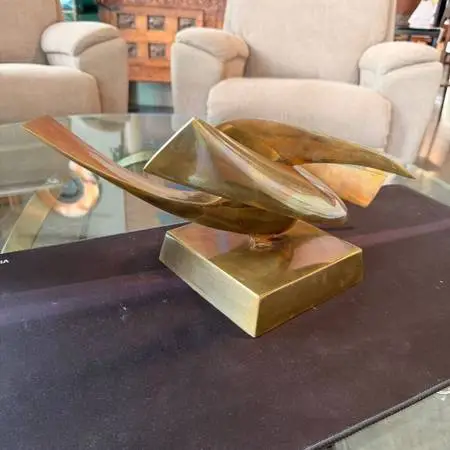 Leonardo Nierman Vintage Bronze Sculpture- 20X9X9H