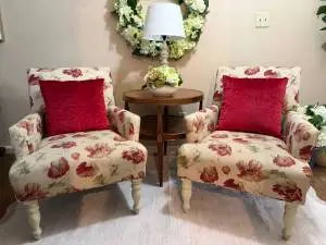 Really Nice Pair of Floral Chairs