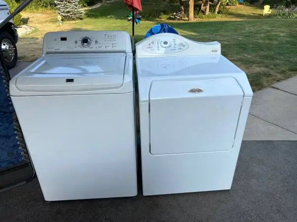 Maytag HE Washer and Maytag Electric Dryer