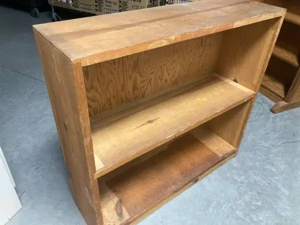 Bookcase,solid wood,3 shelf,heavy duty,hlp dlvr