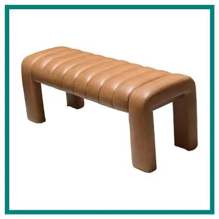 Contemporary Channel-tufted Upholstered Bench