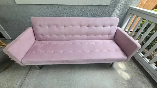 Pink Futon Couch