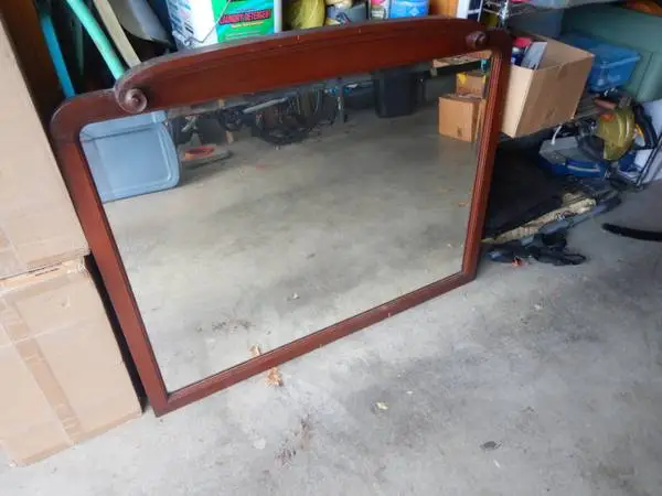 Very nice beveled-glass mirror