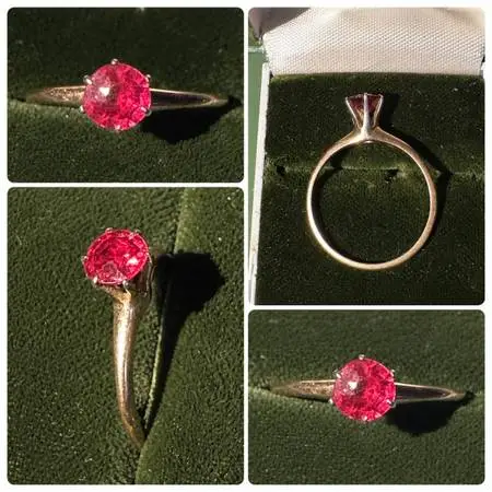 Antique 14K Ruby Ring Family Heirloom