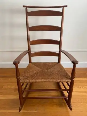 Shaker Workshops Solid Maple Shawl-Back Rocking Chair – Mount Lebanon