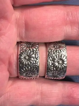 Solid Sterling Silver Rings (or Wedding Bands)