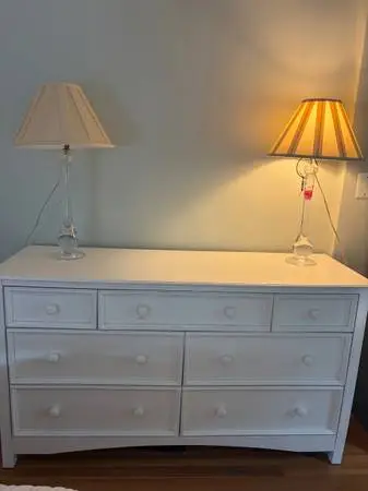 White dresser
