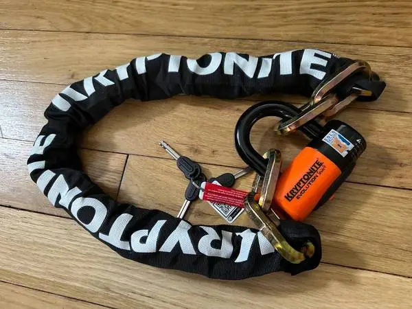 Kryptonite New York Chain 1210 and Evolution Disc Lock