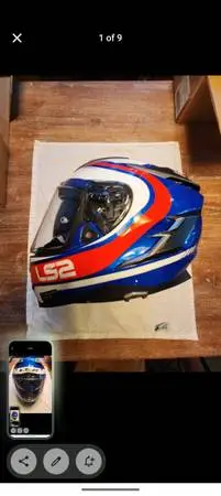 LS2 Challenger Motorcycle Helmet X-small