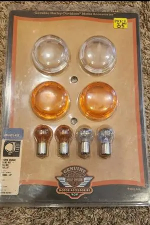 OEM HARLEY-DAVIDSON Bullet Turn Signal 69303-02 Turn Signal Lens Kit-N