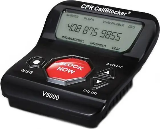 CPR V5000 Call Blocker for Landline Phones – Stop All Unwanted Calls