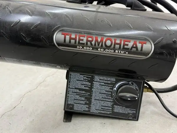 Portable propane heater 30,000 to 60,000 btu