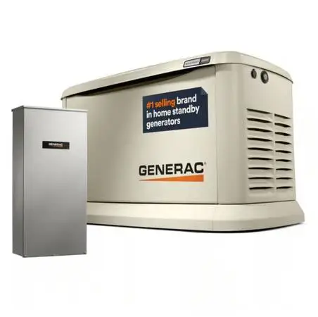 26,000-Watt Air-Cooled Whole House Home Standby Generator