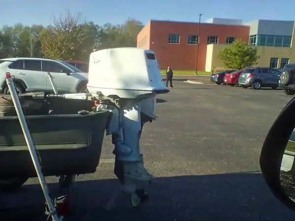 1963 18 hp Johnson outboard