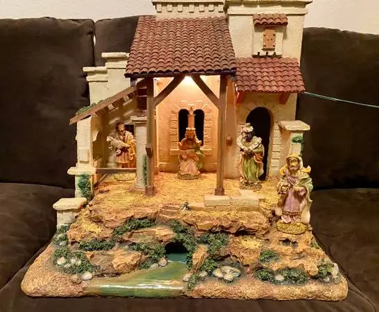 FONTANINI ITALY 51999 DESIGNER EDITION NATIVITY VILLAGE CRECHE 50506