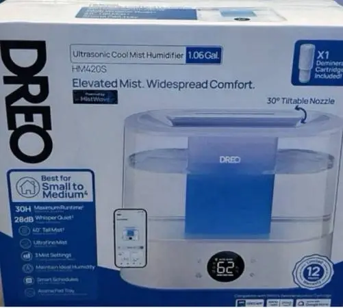 Aggressive Mist‑Force Deuro Cold Water Humidifier (Moonlit Nightlight) $60.79