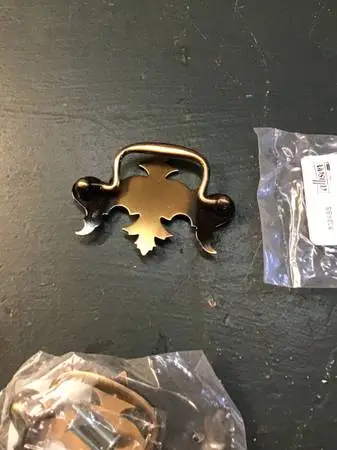 New drawer hardware