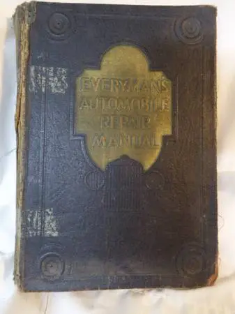 Vintage Everymans Automobile Repair Manual printed 1930