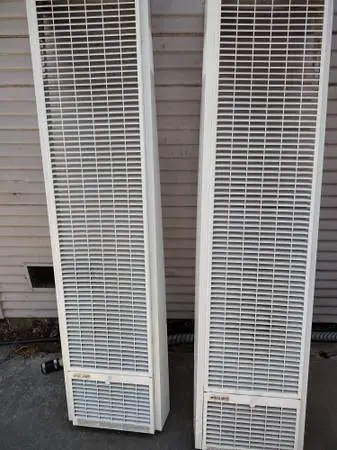 Williams Double Tall Gas Wall Heater 50K BTU Warranty